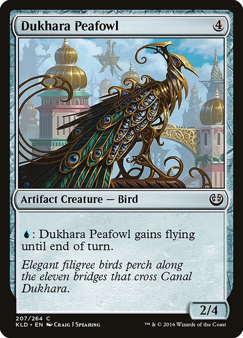 Dukhara Peafowl - Kaladesh #207