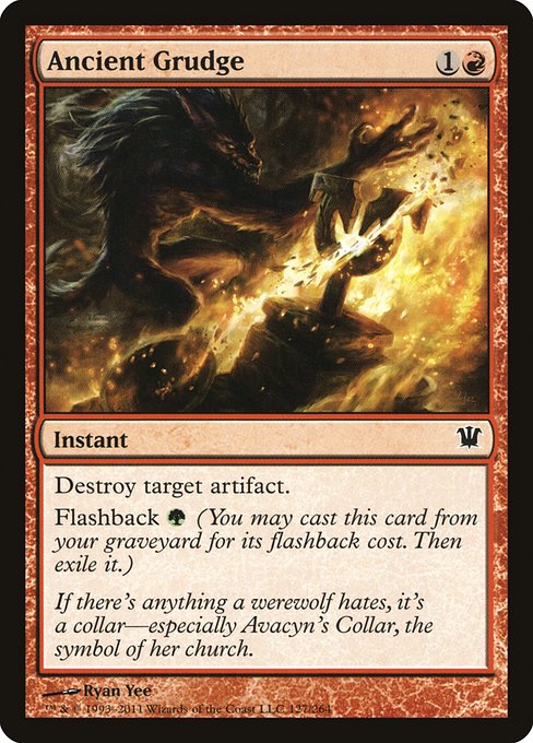 Ancient Grudge - Innistrad #127 Magic: The Gathering card image