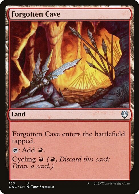 Forgotten Cave - Phyrexia: All Will Be One Commander #153