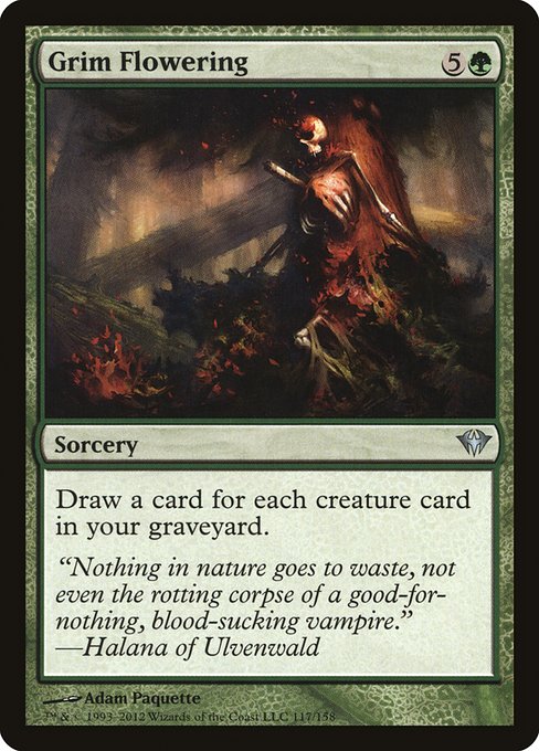 Grim Flowering - Dark Ascension #117