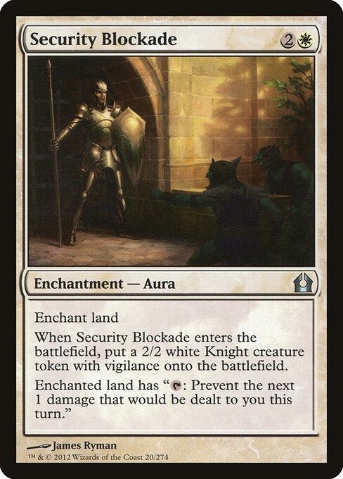 Security Blockade Return to Ravnica Magic: The Gathering card image