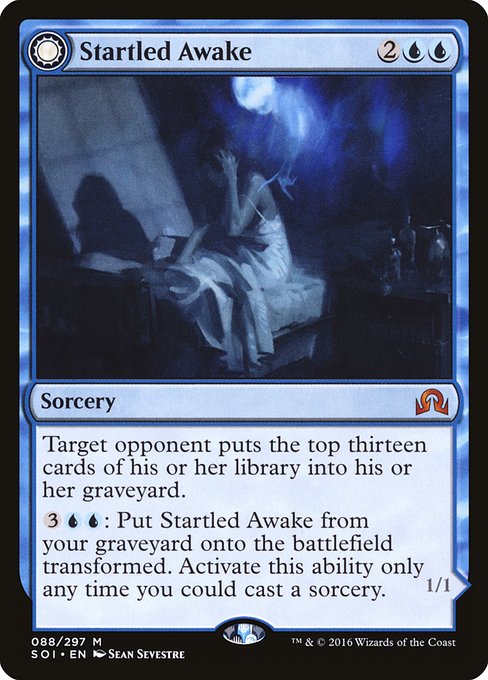 Startled Awake - Shadows over Innistrad #88 Magic: The Gathering card image