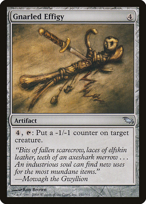 Gnarled Effigy - Shadowmoor #251