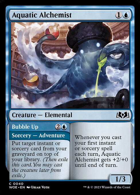 Aquatic Alchemist // Bubble Up - Wilds of Eldraine #40