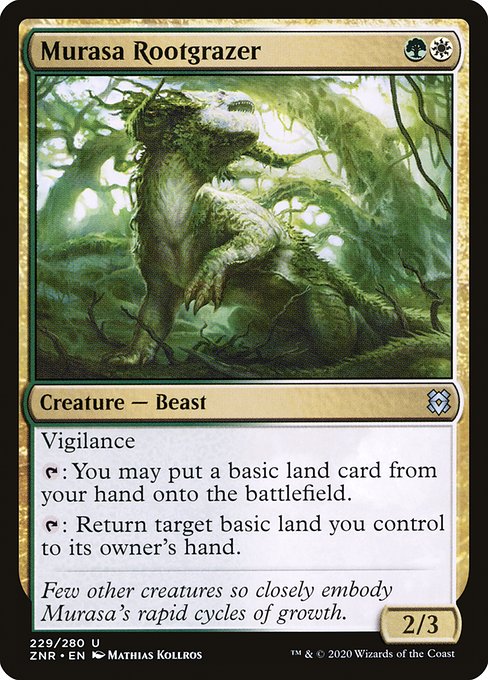 Murasa Rootgrazer - Zendikar Rising #229
