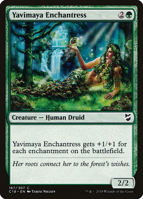 Yavimaya Enchantress - Commander 2018 #167