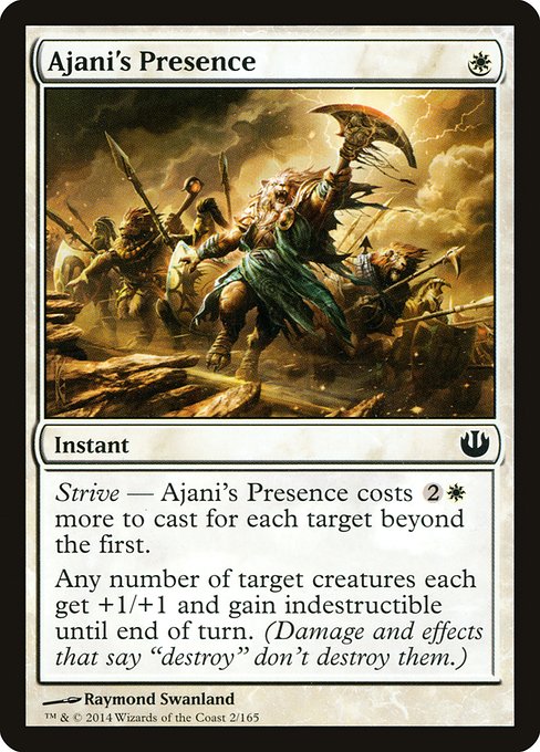 Ajani's Presence - Journey into Nyx #2