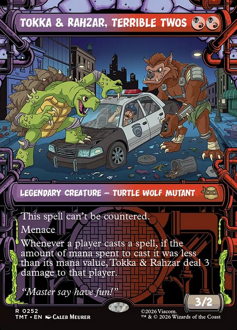 Tokka & Rahzar, Terrible Twos - Teenage Mutant Ninja Turtles #252
