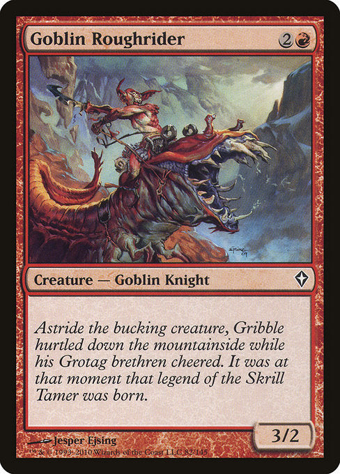 Goblin Roughrider - Worldwake #82