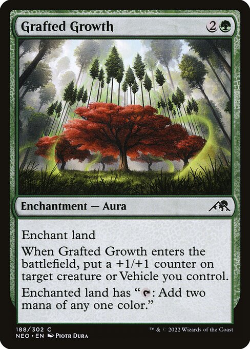 Grafted Growth Kamigawa: Neon Dynasty Magic: The Gathering card image