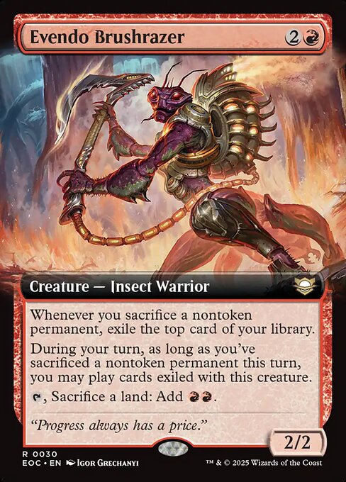 Evendo Brushrazer - Edge of Eternities Commander #30