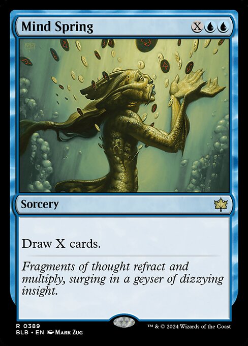 Mind Spring - Bloomburrow #389 Magic: The Gathering card image