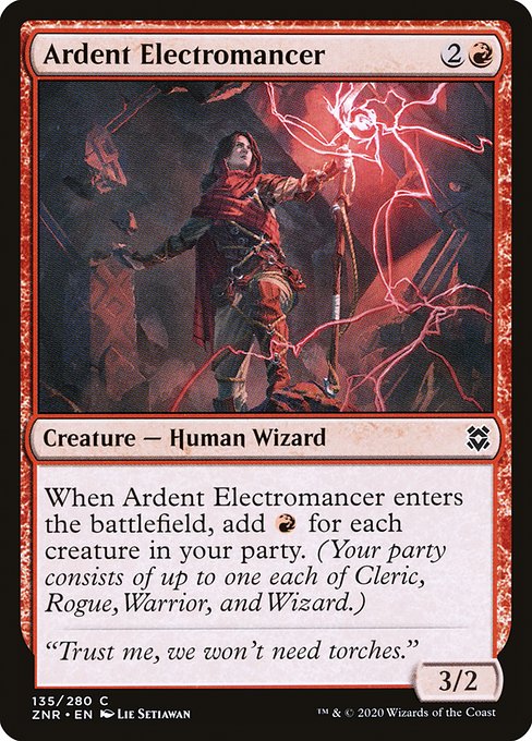 Ardent Electromancer - Zendikar Rising #135