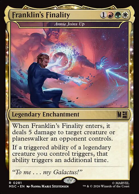 Annie Joins Up Marvel Super Heroes Commander Magic: The Gathering card image