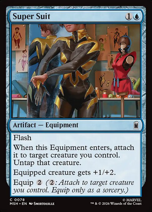 Super Suit Marvel Super Heroes Magic: The Gathering card image