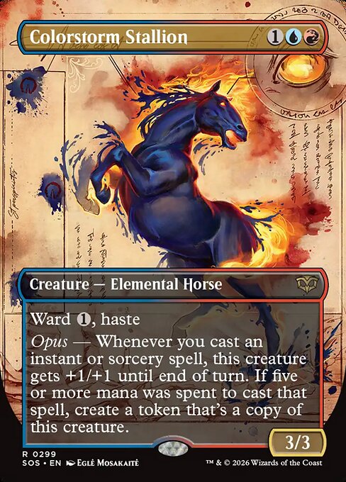 Colorstorm Stallion - Secrets of Strixhaven #299 Magic: The Gathering card image
