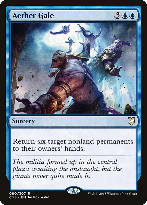 Aether Gale - Commander 2018 #80
