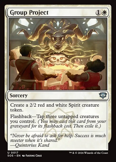 Group Project - Secrets of Strixhaven #17 Magic: The Gathering card image
