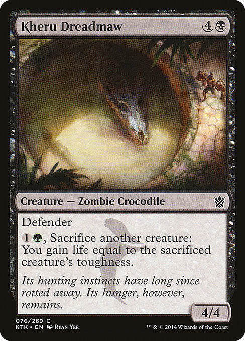 Kheru Dreadmaw - Khans of Tarkir #76 Magic: The Gathering card image