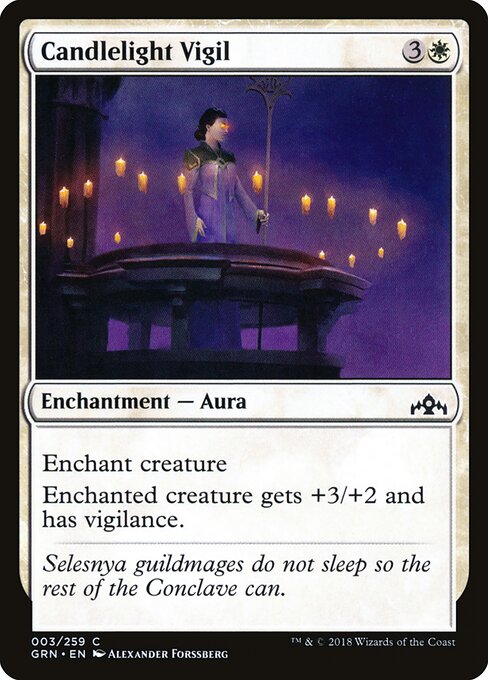 Candlelight Vigil Guilds of Ravnica Magic: The Gathering card image