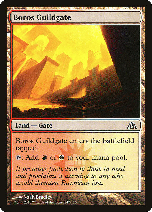 Boros Guildgate - Dragon's Maze #147