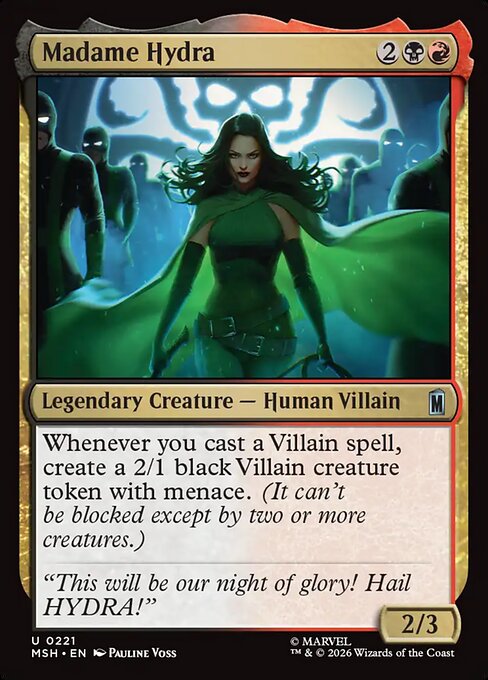 Madame Hydra Marvel Super Heroes Magic: The Gathering card image
