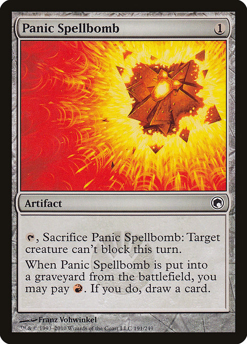 Panic Spellbomb - Scars of Mirrodin #191