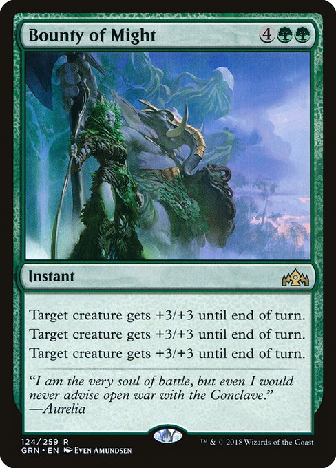 Bounty of Might - Guilds of Ravnica #124