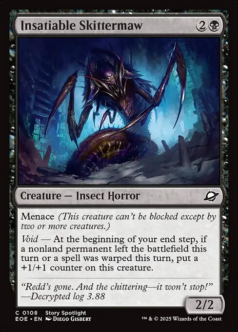 Insatiable Skittermaw Edge of Eternities Magic: The Gathering card image