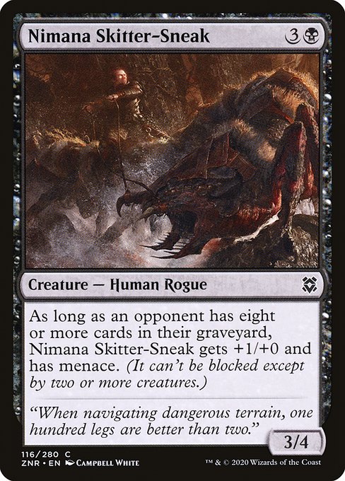 Nimana Skitter-Sneak - Zendikar Rising #116