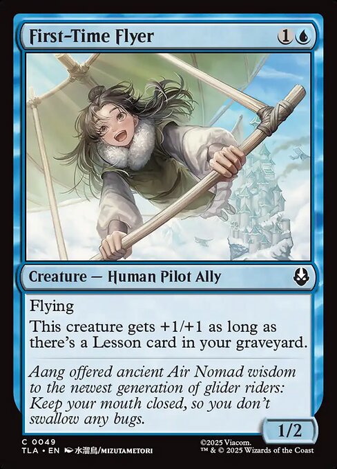 First-Time Flyer - Avatar: The Last Airbender #49 Magic: The Gathering card image