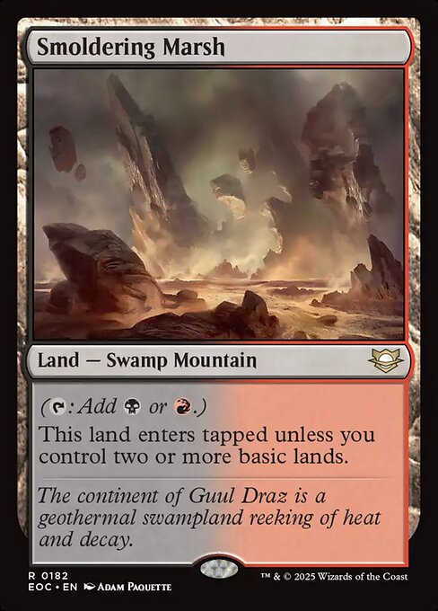 Smoldering Marsh - Edge of Eternities Commander #182