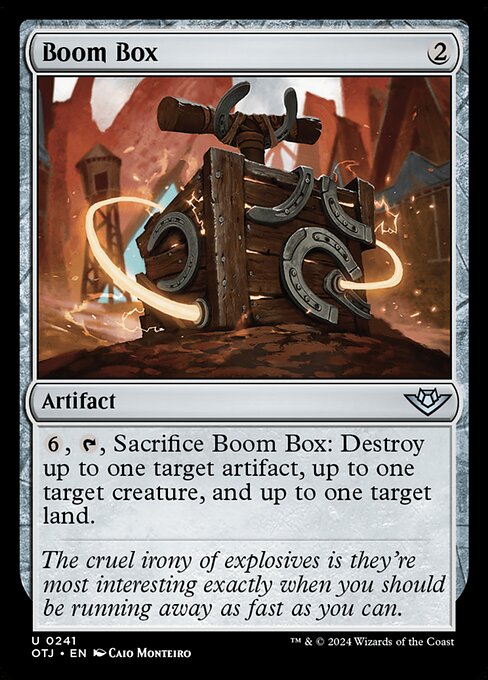 Boom Box Outlaws of Thunder Junction Magic: The Gathering card image