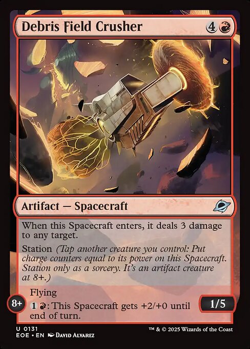 Debris Field Crusher Edge of Eternities Magic: The Gathering card image