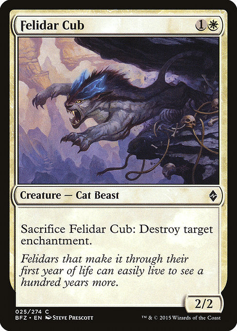 Felidar Cub - Battle for Zendikar #25
