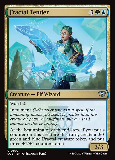 Fractal Tender - Secrets of Strixhaven #190 Magic: The Gathering card image
