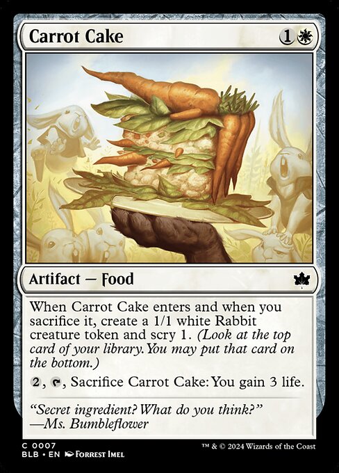Carrot Cake - Bloomburrow #7