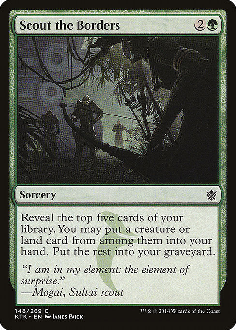 Scout the Borders - Khans of Tarkir #148
