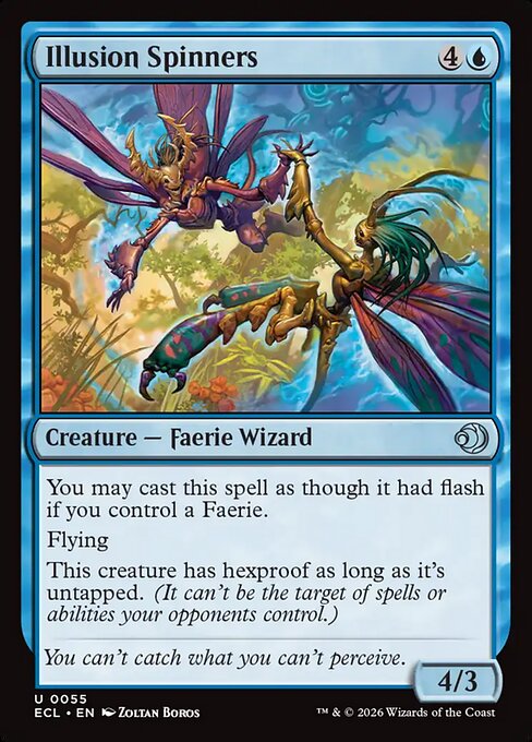 Illusion Spinners Lorwyn Eclipsed Magic: The Gathering card image