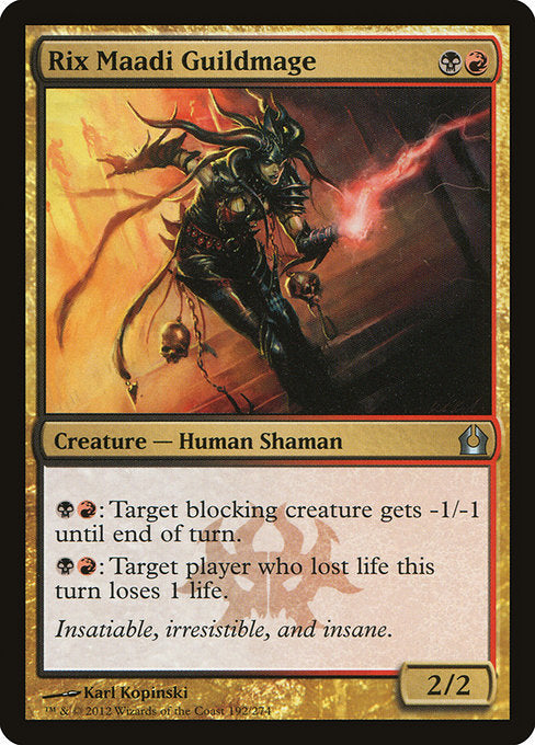 Rix Maadi Guildmage - Return to Ravnica #192 Magic: The Gathering card image