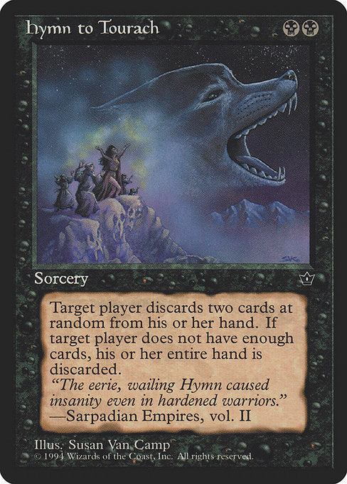 Hymn to Tourach - Fallen Empires #38a