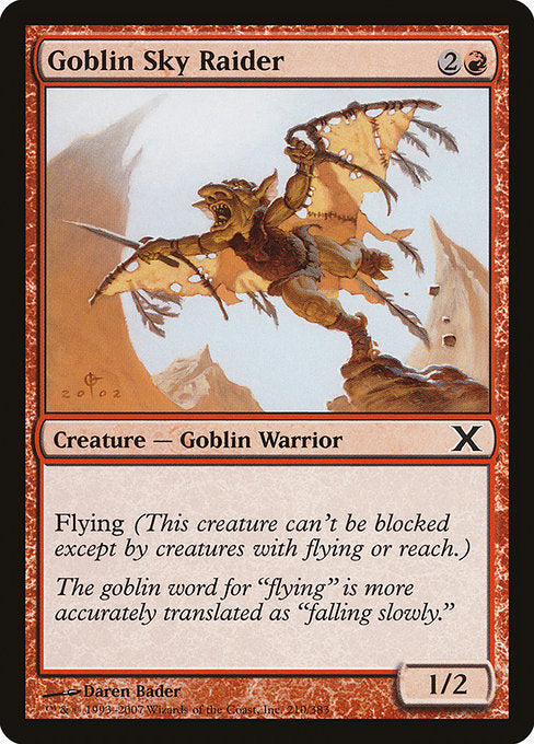 Goblin Sky Raider - Tenth Edition #210