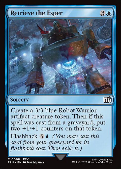 Retrieve the Esper - Final Fantasy #68 Magic: The Gathering card image
