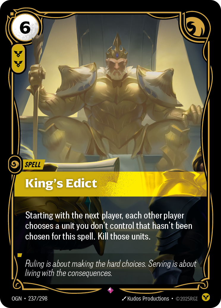 King's Edict Riftbound card image