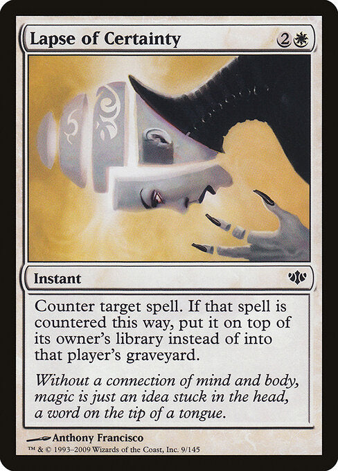 Lapse of Certainty Conflux Magic: The Gathering card image