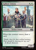 Gallant Citizen Marvel Super Heroes Commander Magic: The Gathering card image