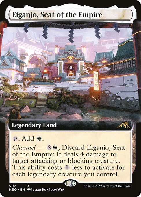 Eiganjo, Seat of the Empire - Kamigawa: Neon Dynasty #502