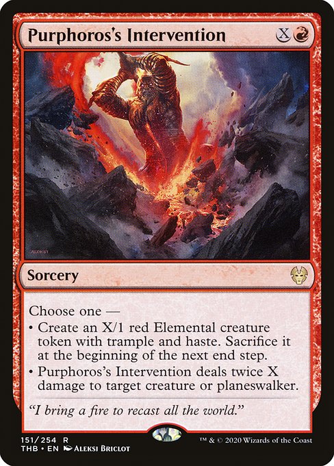 Purphoros's Intervention - Theros Beyond Death #151