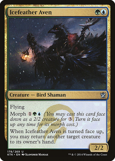 Icefeather Aven - Khans of Tarkir #178