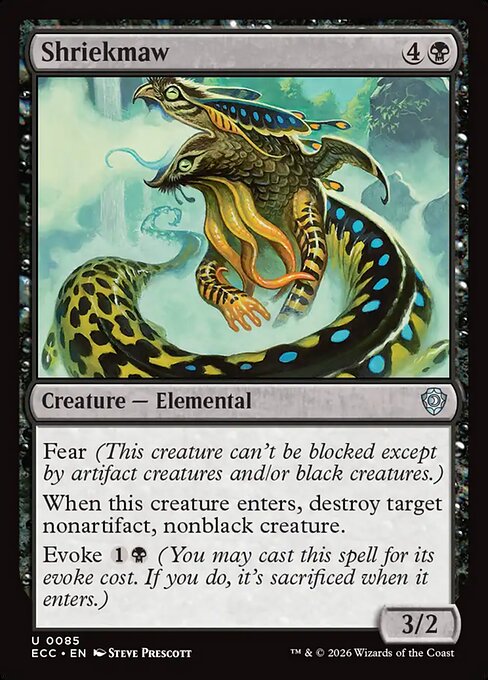 Shriekmaw - Lorwyn Eclipsed Commander #85